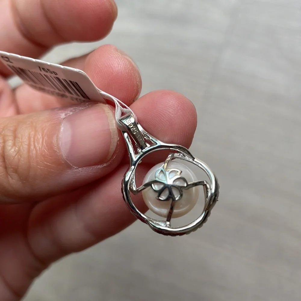 S925 Natural Pearl Pendant. - Picture 6 of 6